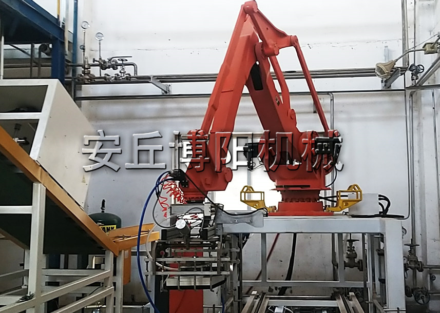 50kg尿素自動拆包機(jī)器人的作業(yè)進(jìn)程是什么？